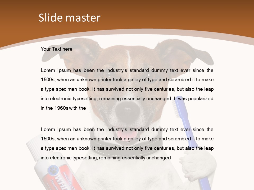 Gel Bleach Funny PowerPoint Template