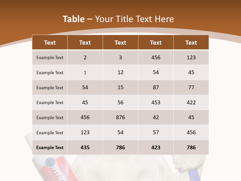 Gel Bleach Funny PowerPoint Template