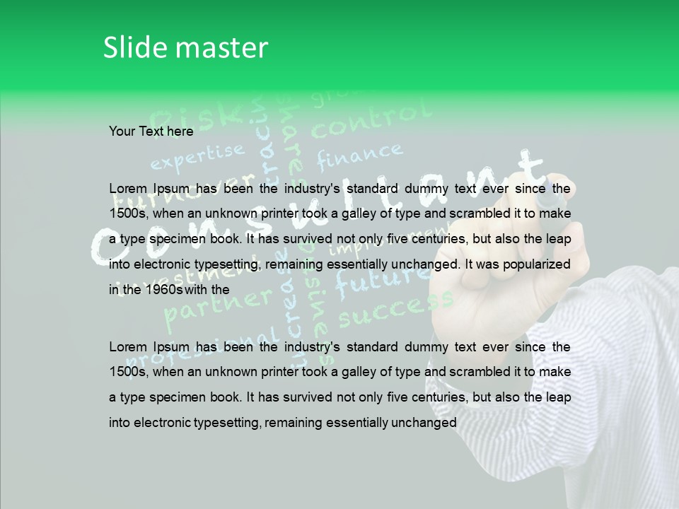 Leadership Improvement Ideas PowerPoint Template