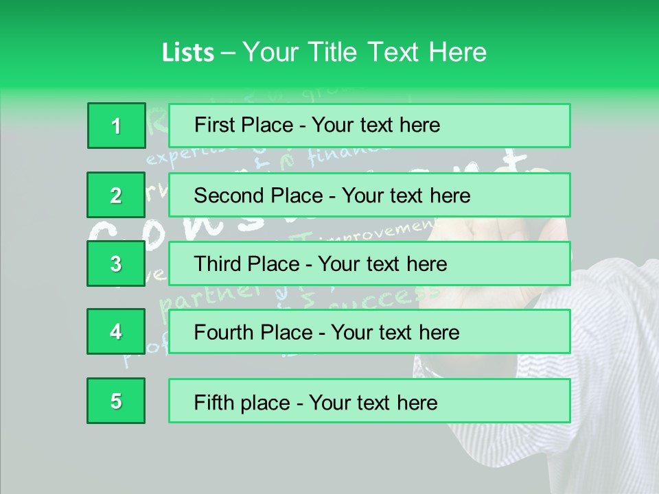 Leadership Improvement Ideas PowerPoint Template