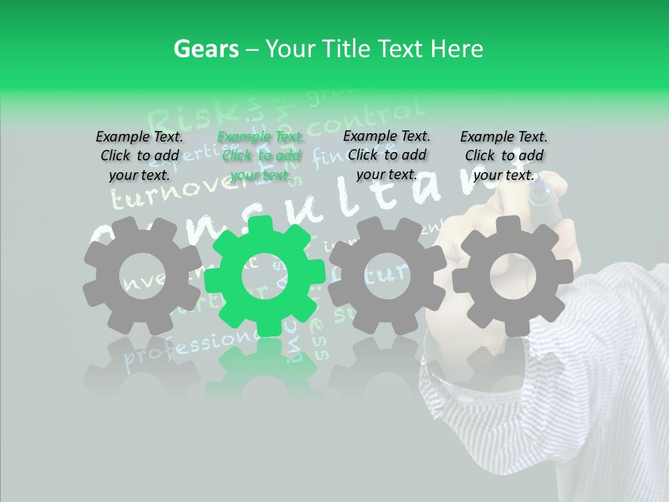 Leadership Improvement Ideas PowerPoint Template