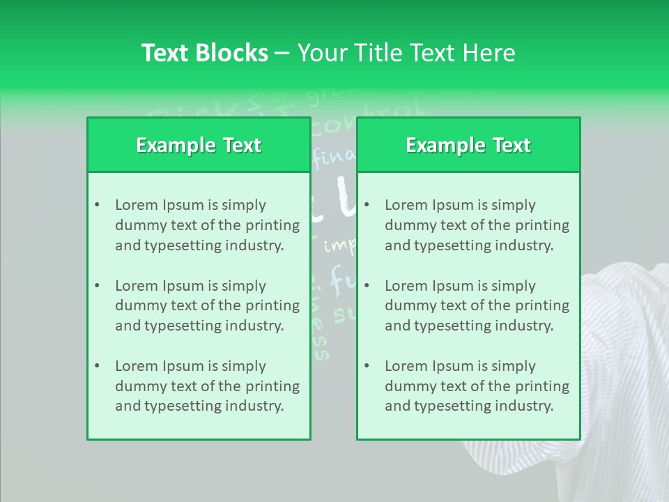 Leadership Improvement Ideas PowerPoint Template