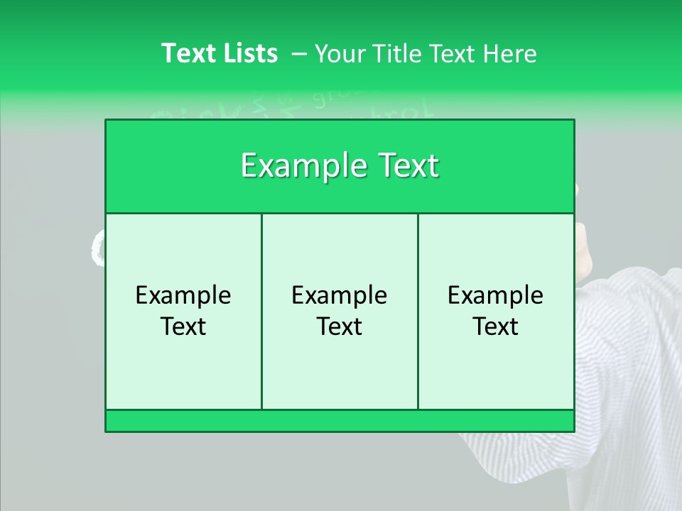 Leadership Improvement Ideas PowerPoint Template
