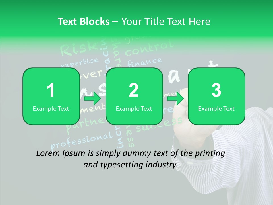 Leadership Improvement Ideas PowerPoint Template