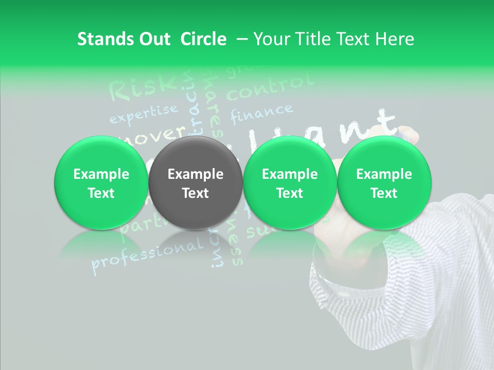 Leadership Improvement Ideas PowerPoint Template