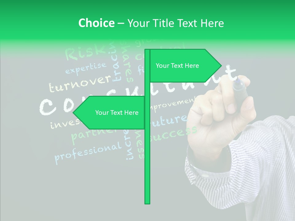 Leadership Improvement Ideas PowerPoint Template