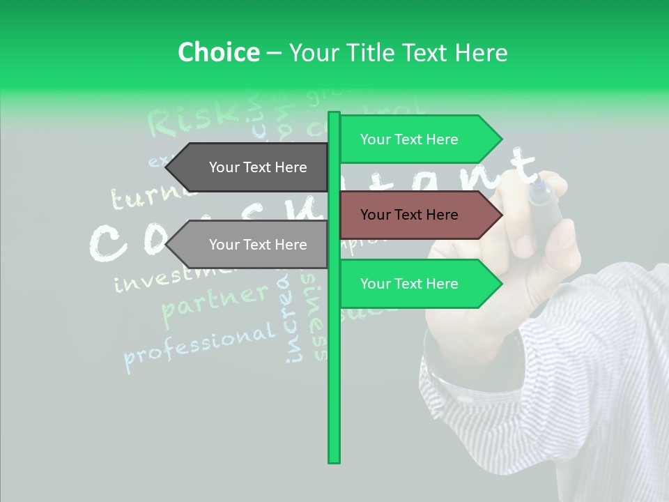 Leadership Improvement Ideas PowerPoint Template