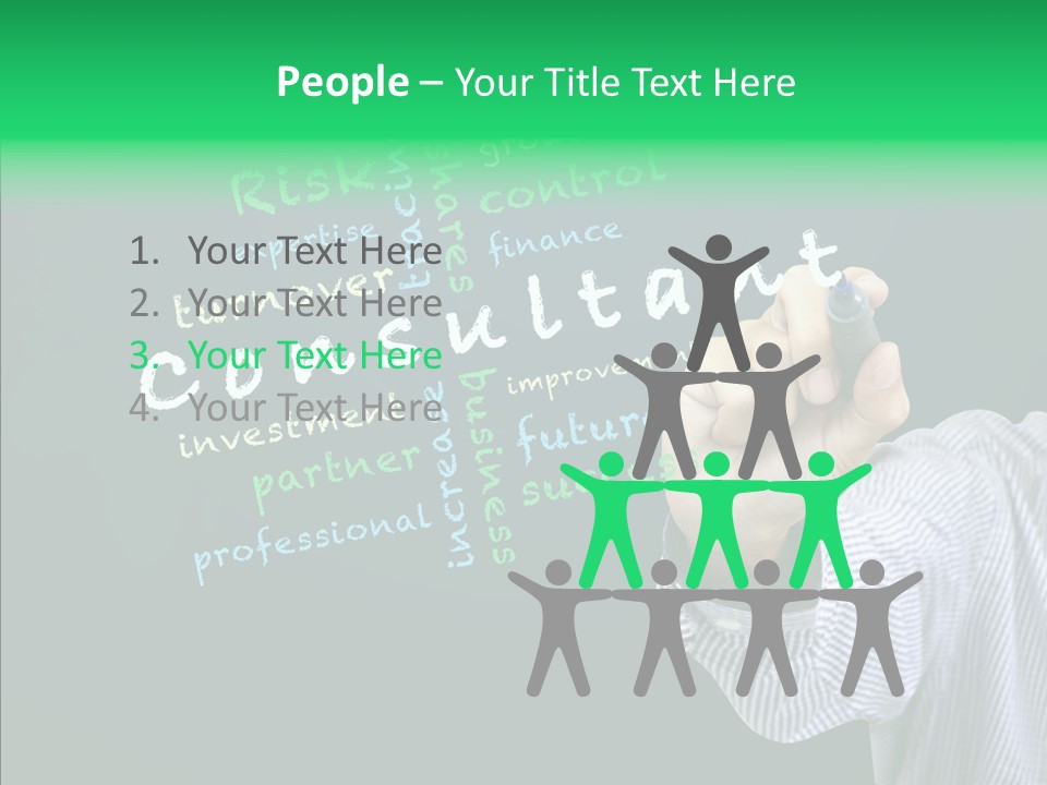 Leadership Improvement Ideas PowerPoint Template