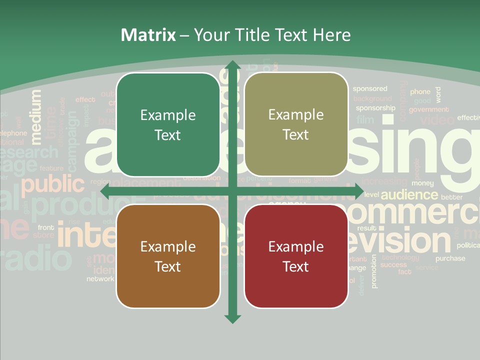 Brand Wordcloud Tagcloud PowerPoint Template