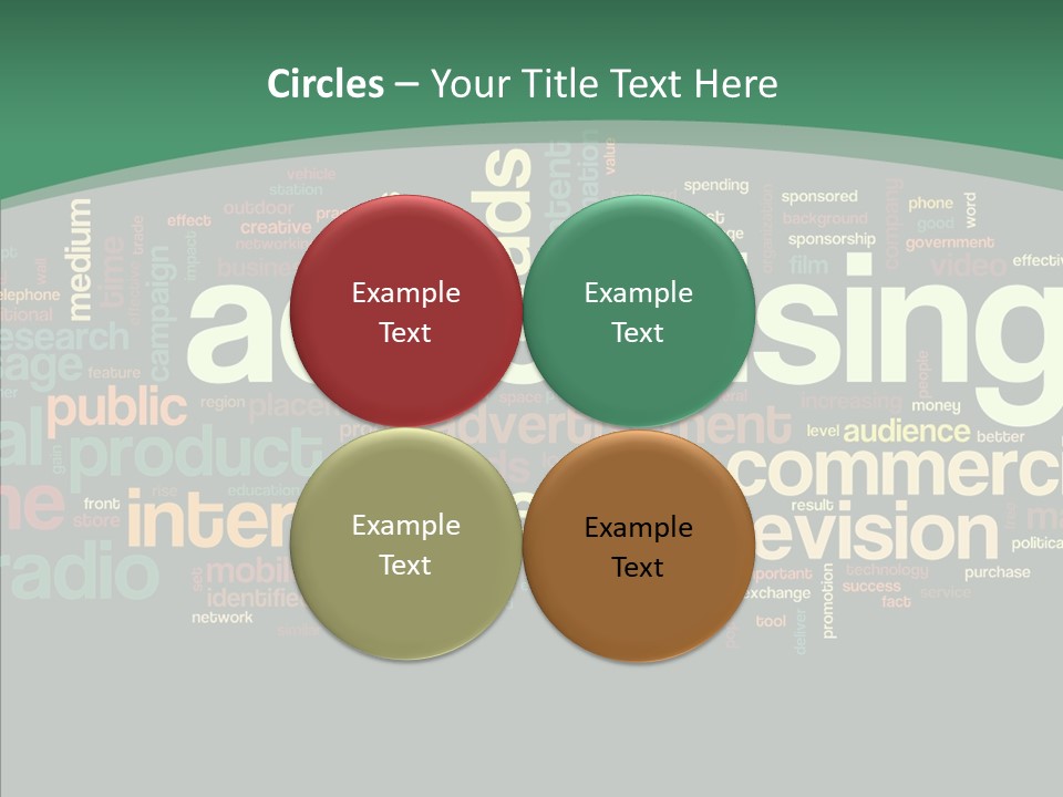 Brand Wordcloud Tagcloud PowerPoint Template