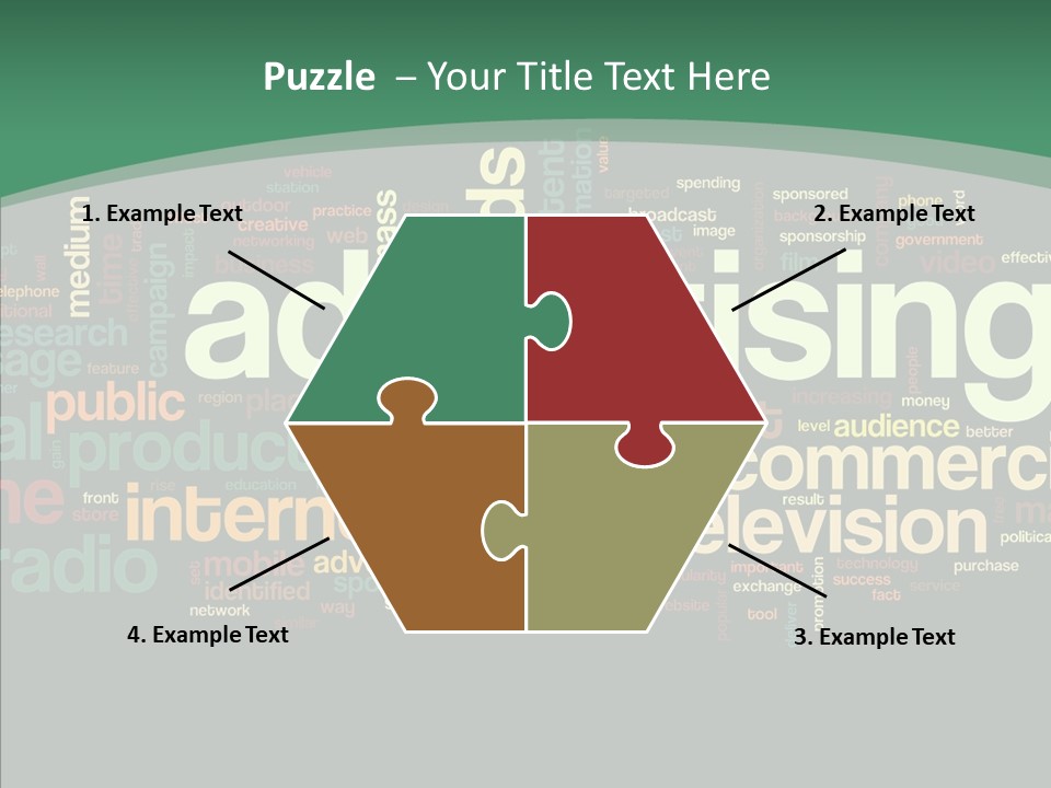 Brand Wordcloud Tagcloud PowerPoint Template