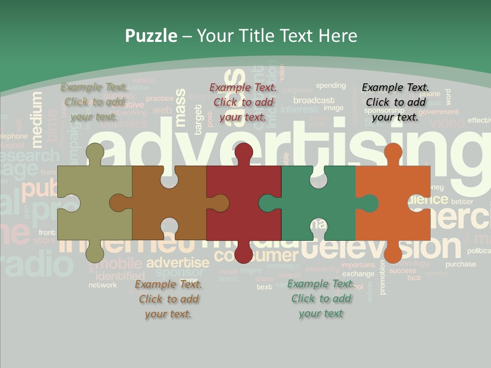 Brand Wordcloud Tagcloud PowerPoint Template