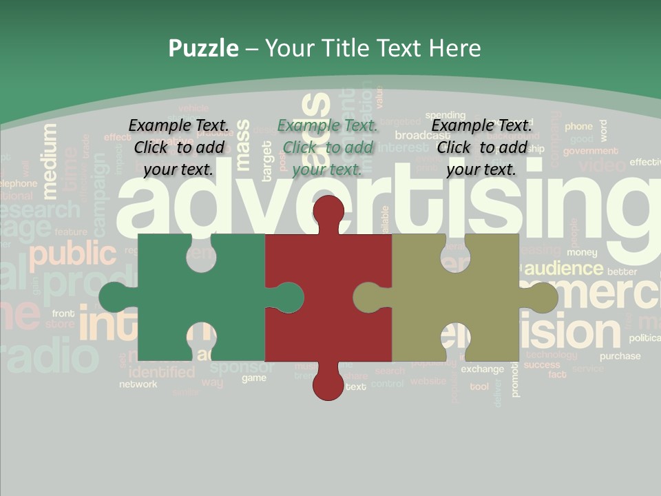 Brand Wordcloud Tagcloud PowerPoint Template