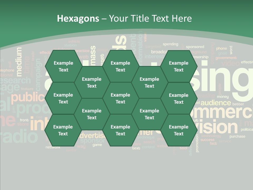 Brand Wordcloud Tagcloud PowerPoint Template