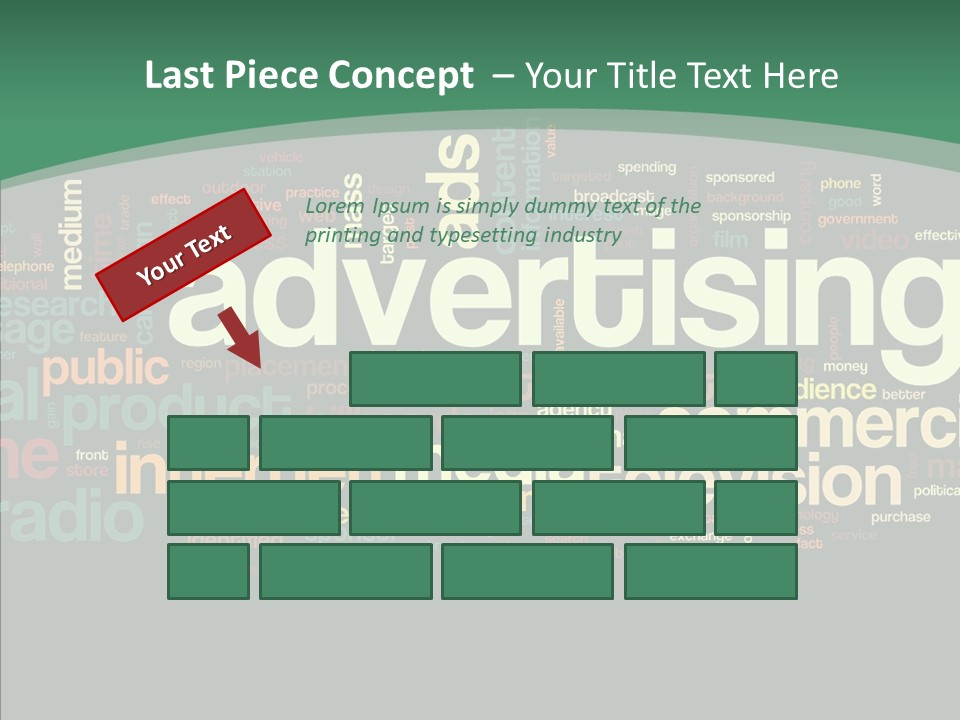 Brand Wordcloud Tagcloud PowerPoint Template