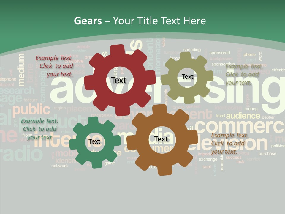 Brand Wordcloud Tagcloud PowerPoint Template
