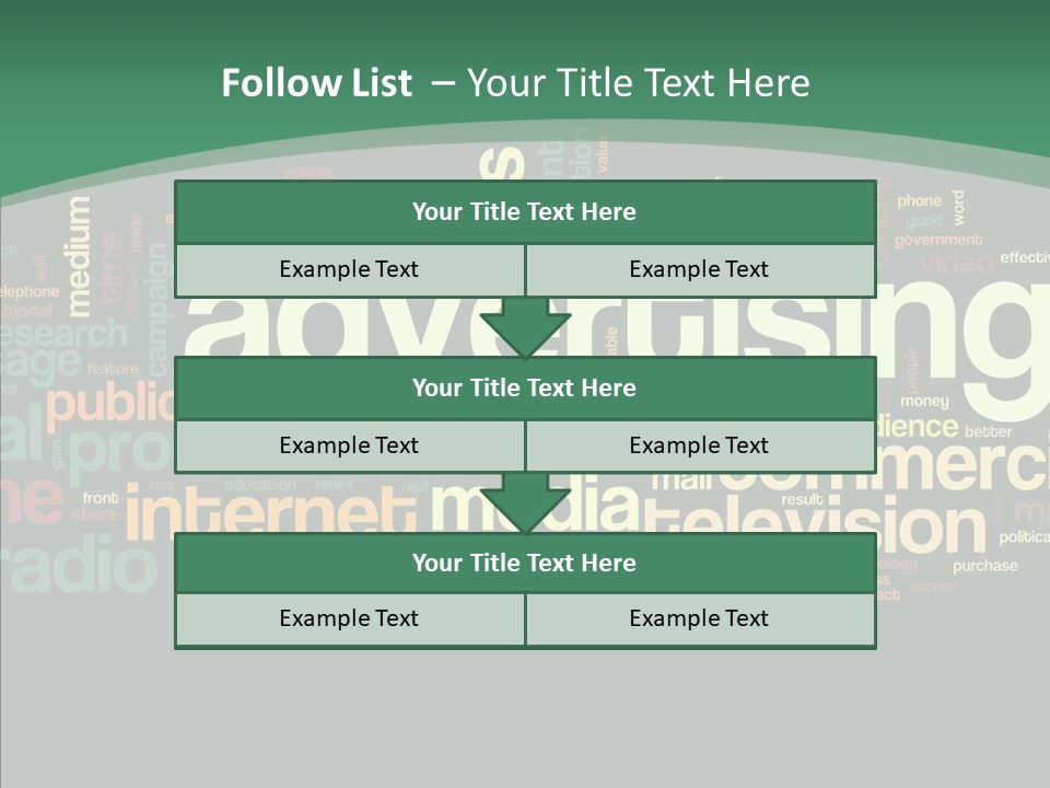 Brand Wordcloud Tagcloud PowerPoint Template