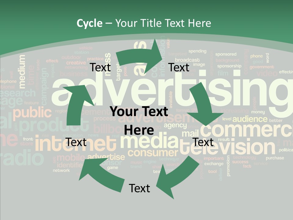 Brand Wordcloud Tagcloud PowerPoint Template
