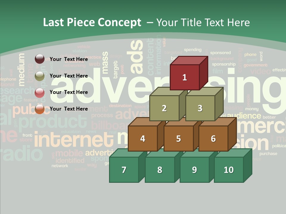 Brand Wordcloud Tagcloud PowerPoint Template