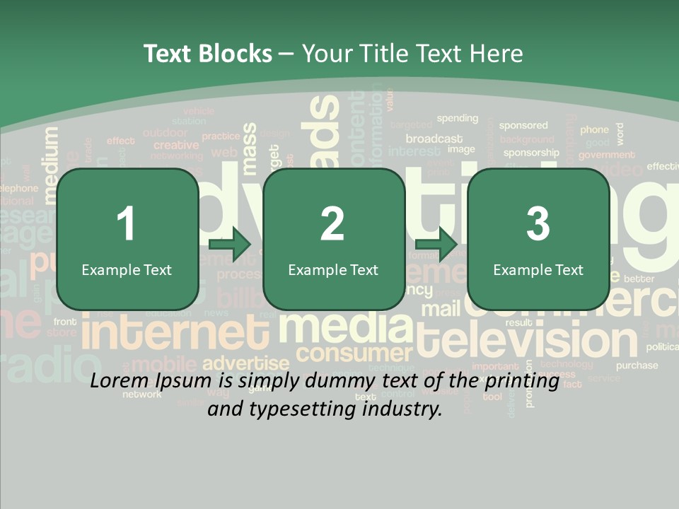 Brand Wordcloud Tagcloud PowerPoint Template