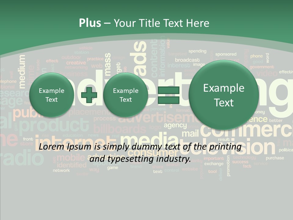 Brand Wordcloud Tagcloud PowerPoint Template