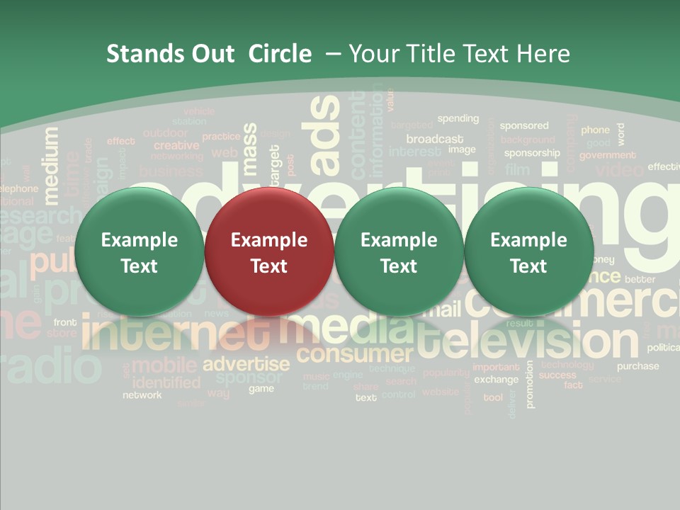 Brand Wordcloud Tagcloud PowerPoint Template