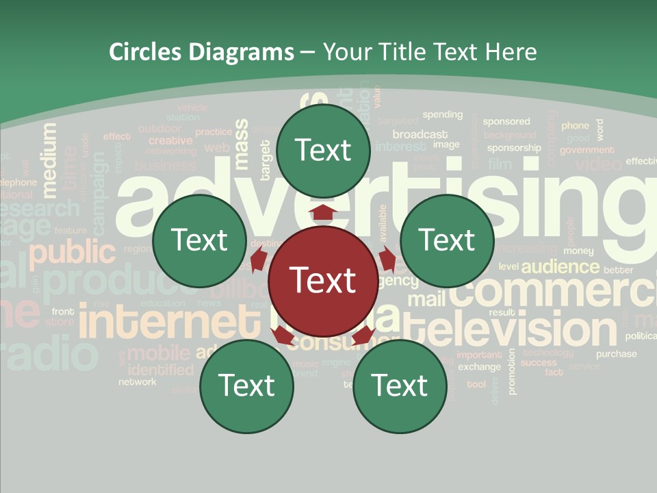 Brand Wordcloud Tagcloud PowerPoint Template