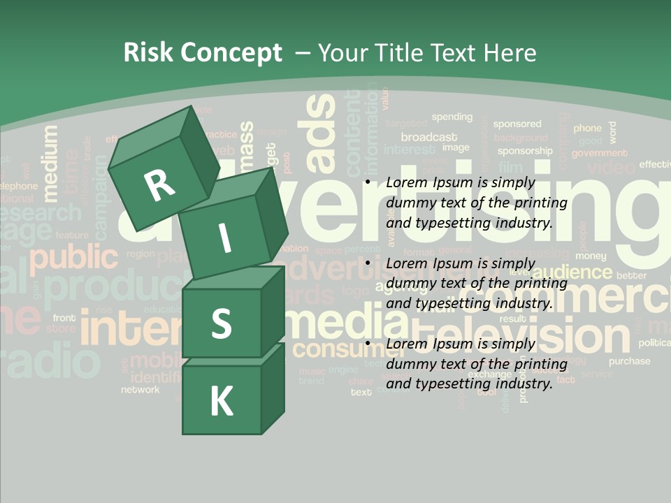 Brand Wordcloud Tagcloud PowerPoint Template