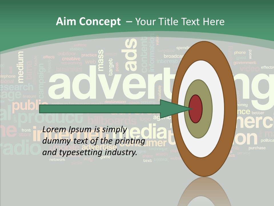 Brand Wordcloud Tagcloud PowerPoint Template