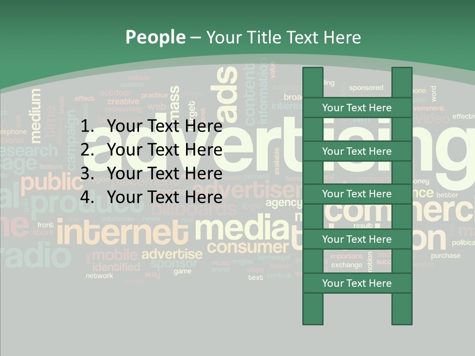 Brand Wordcloud Tagcloud PowerPoint Template
