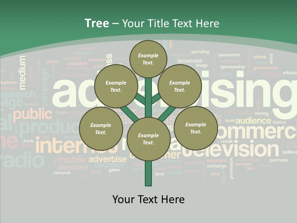 Brand Wordcloud Tagcloud PowerPoint Template
