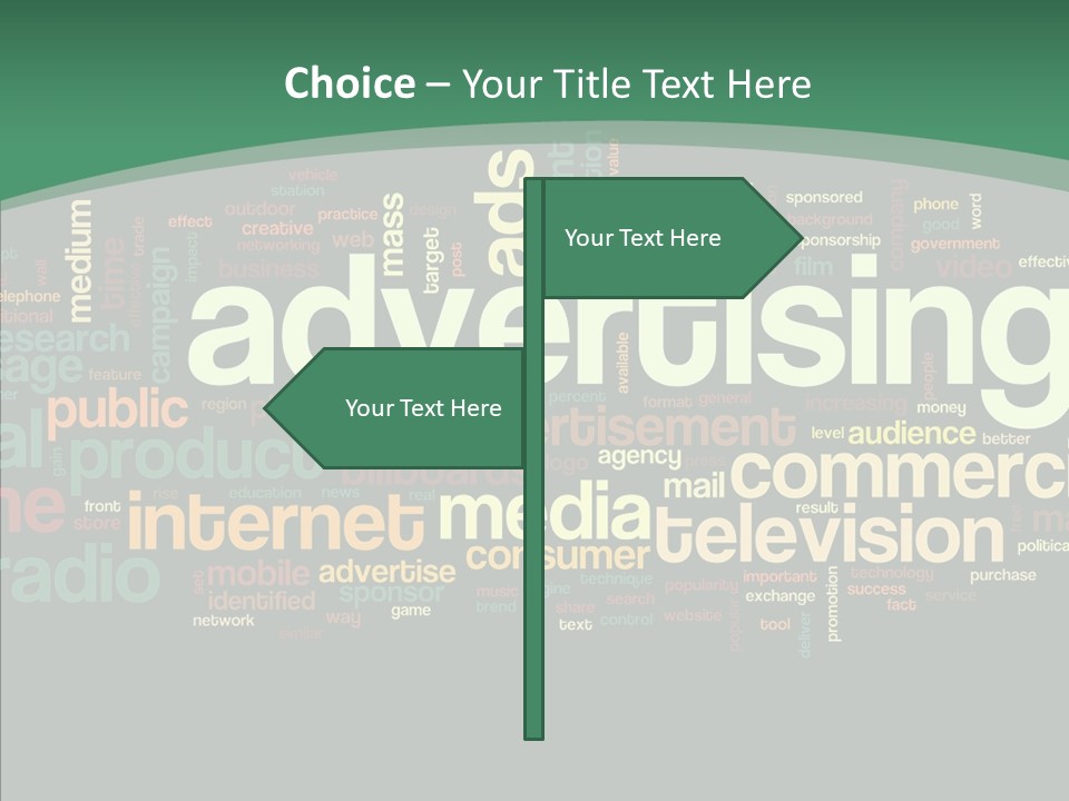 Brand Wordcloud Tagcloud PowerPoint Template