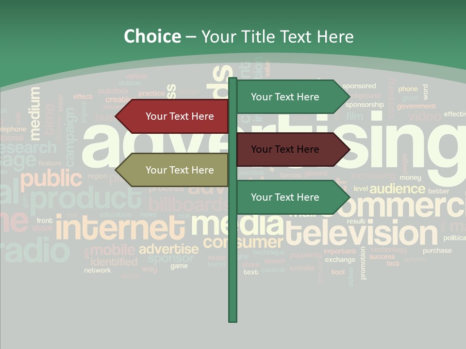 Brand Wordcloud Tagcloud PowerPoint Template