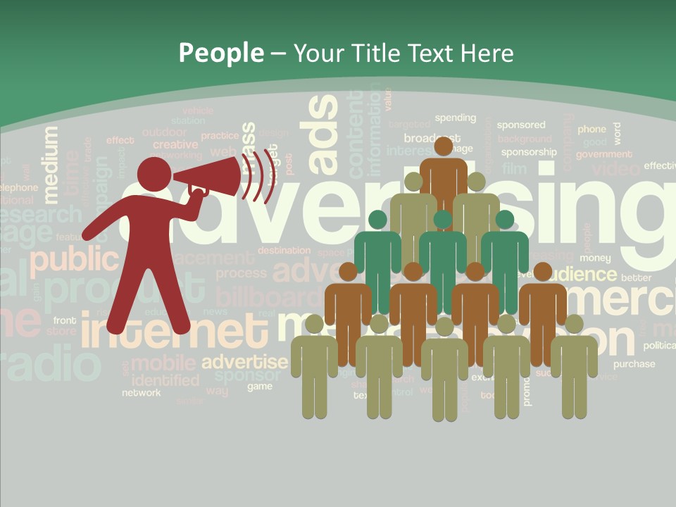 Brand Wordcloud Tagcloud PowerPoint Template