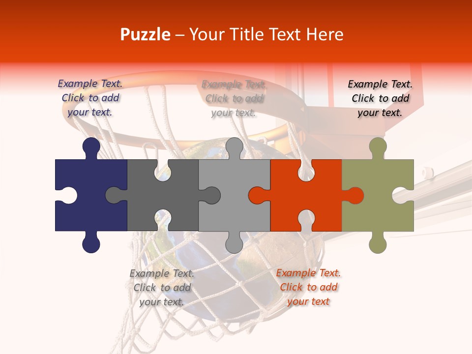 Water Background Ball PowerPoint Template