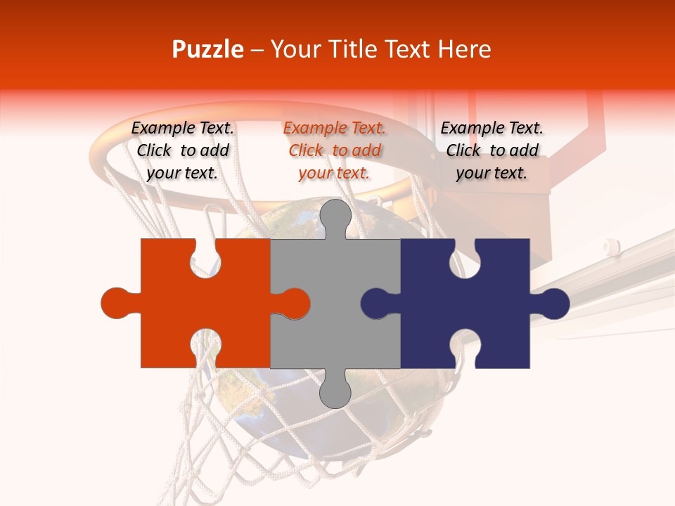 Water Background Ball PowerPoint Template