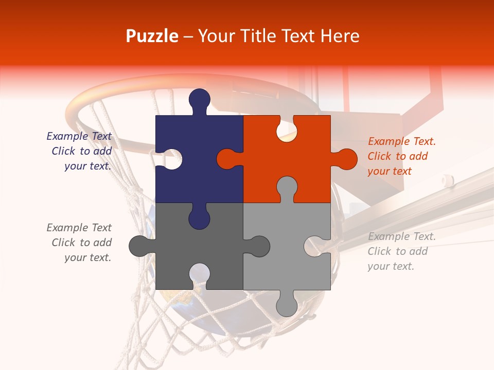 Water Background Ball PowerPoint Template