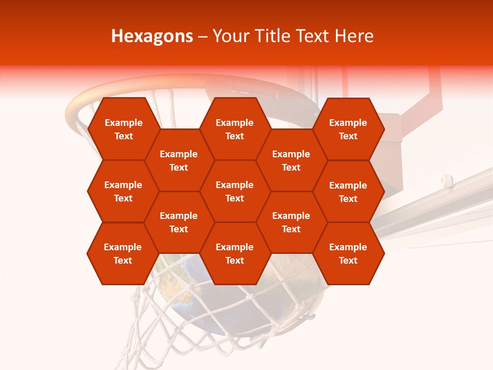 Water Background Ball PowerPoint Template