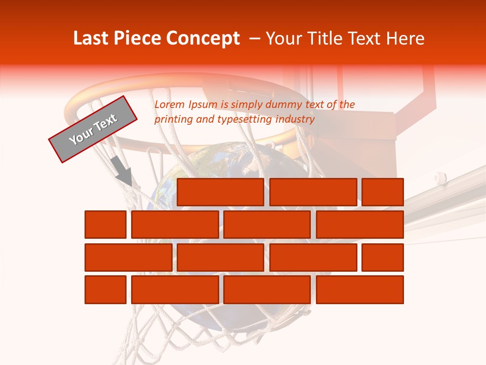 Water Background Ball PowerPoint Template