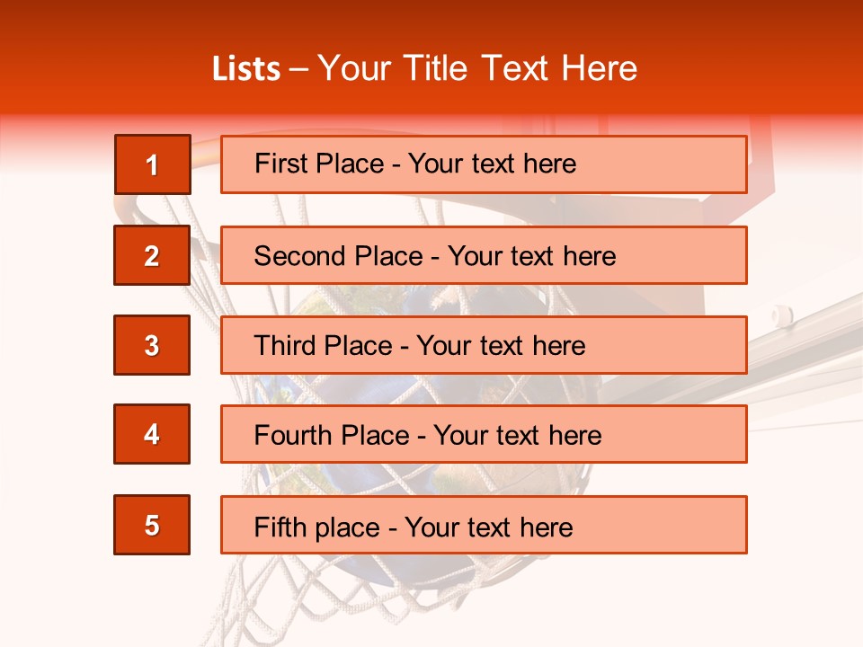 Water Background Ball PowerPoint Template