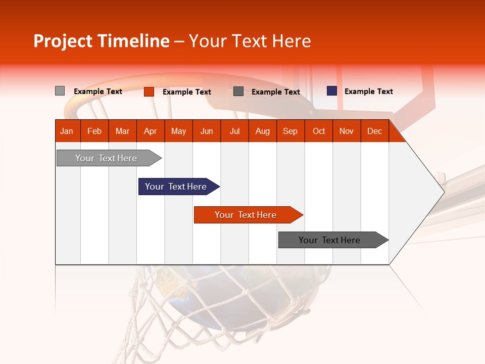 Water Background Ball PowerPoint Template