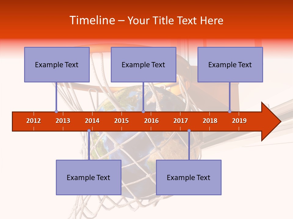 Water Background Ball PowerPoint Template