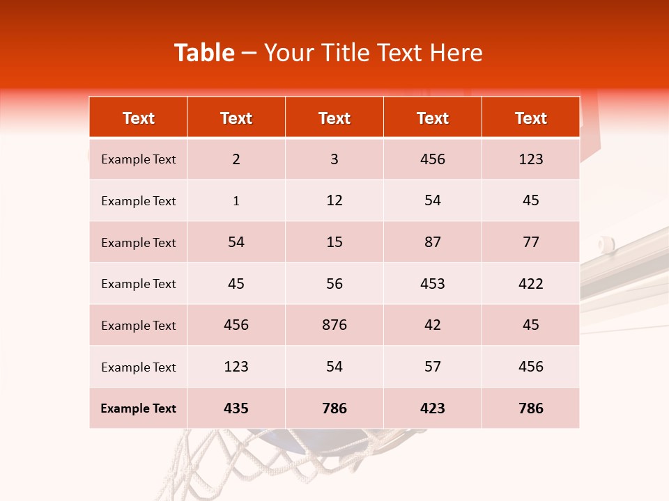 Water Background Ball PowerPoint Template