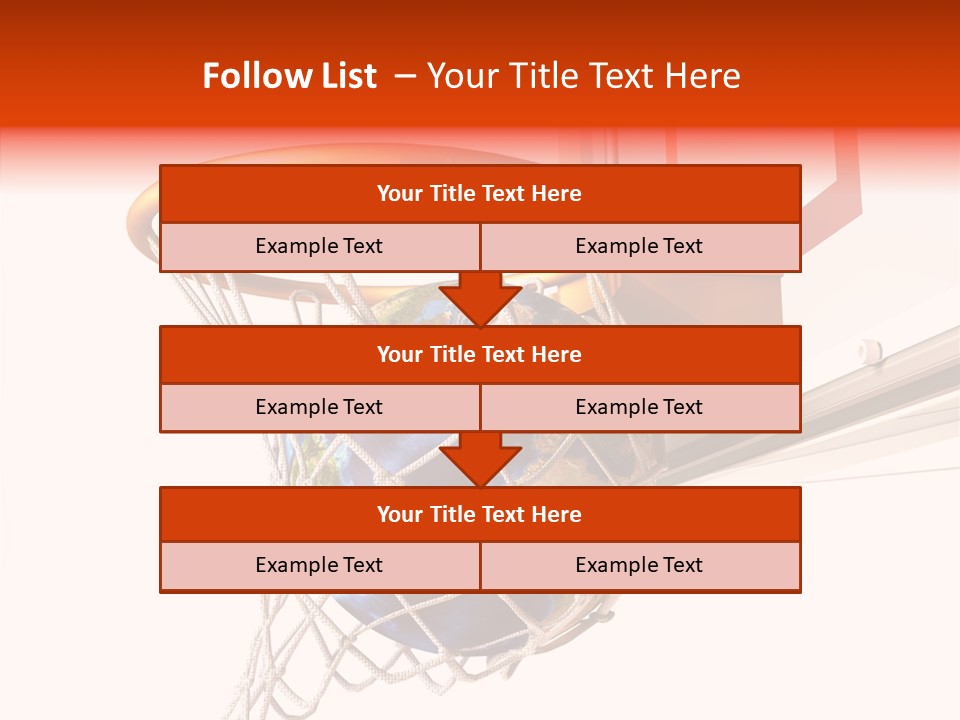 Water Background Ball PowerPoint Template