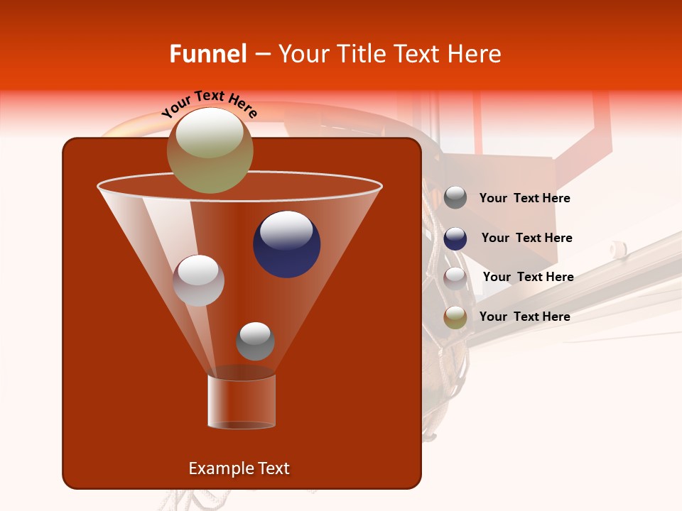 Water Background Ball PowerPoint Template