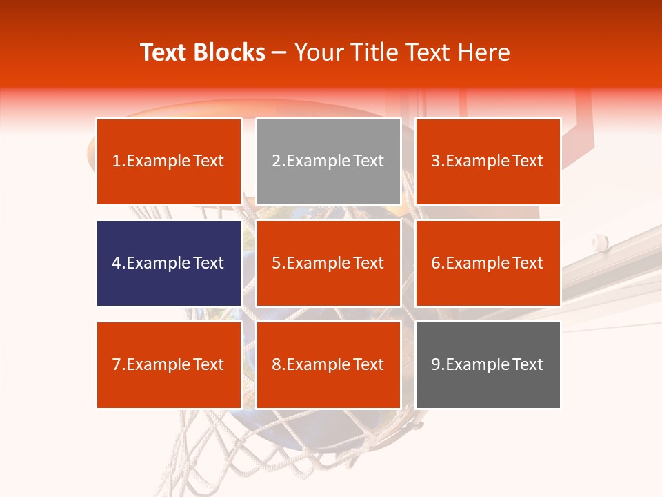 Water Background Ball PowerPoint Template