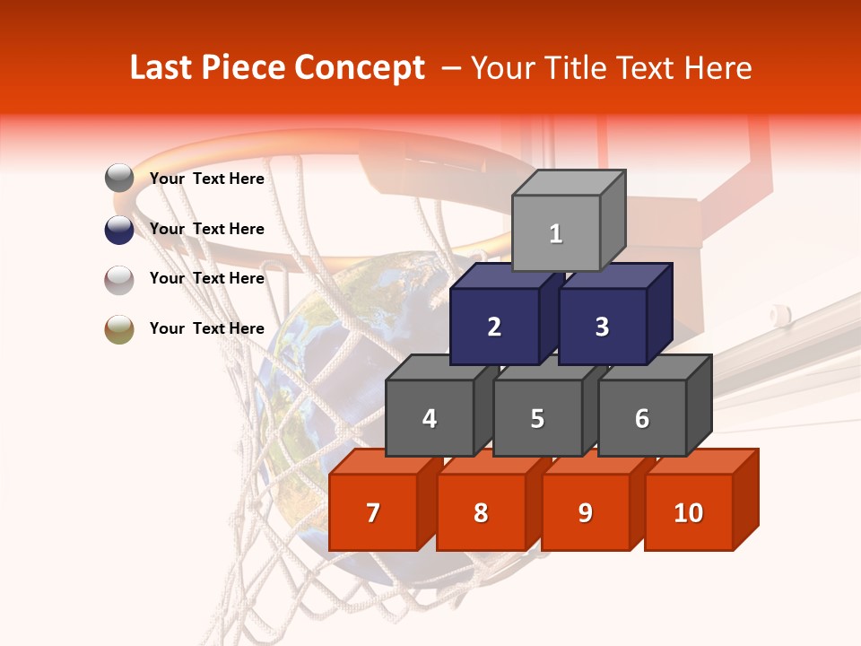 Water Background Ball PowerPoint Template