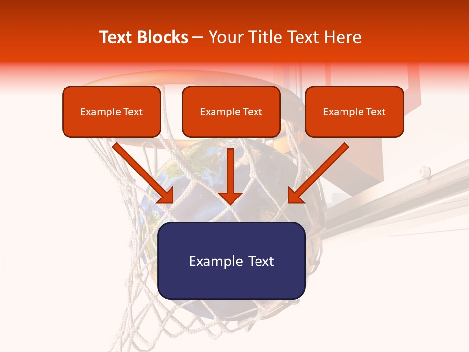 Water Background Ball PowerPoint Template