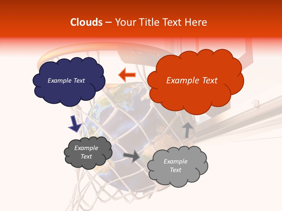 Water Background Ball PowerPoint Template