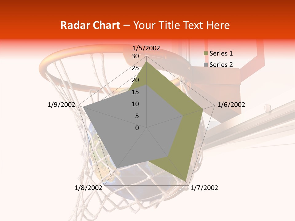 Water Background Ball PowerPoint Template